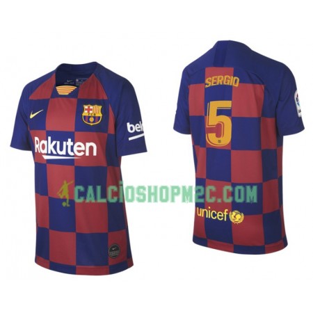 Barcellona Sergio Busquets 5 Maglia Prima 2019/2020 Manica Corta 
